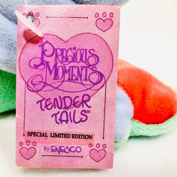 Vintage Precious Moments Tender Tails Parrot Plush/Beanie Toy - Picture 6 of 10
